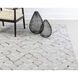Bordeaux 144 X 108 inch Ivory / Grey Indoor Hand-Made Rug, Hand-Made